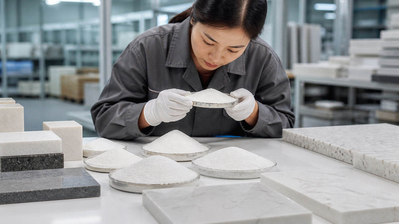人造石英石为什么要用石英砂？纯度和白度有何要求正文图片3