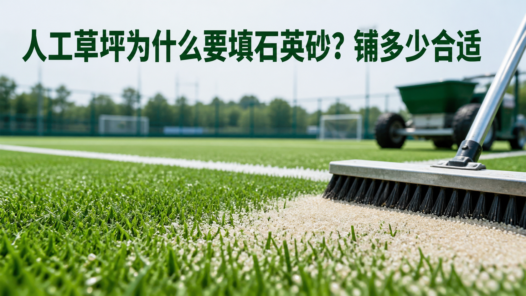 人工草坪为什么要填石英砂？铺多少合适