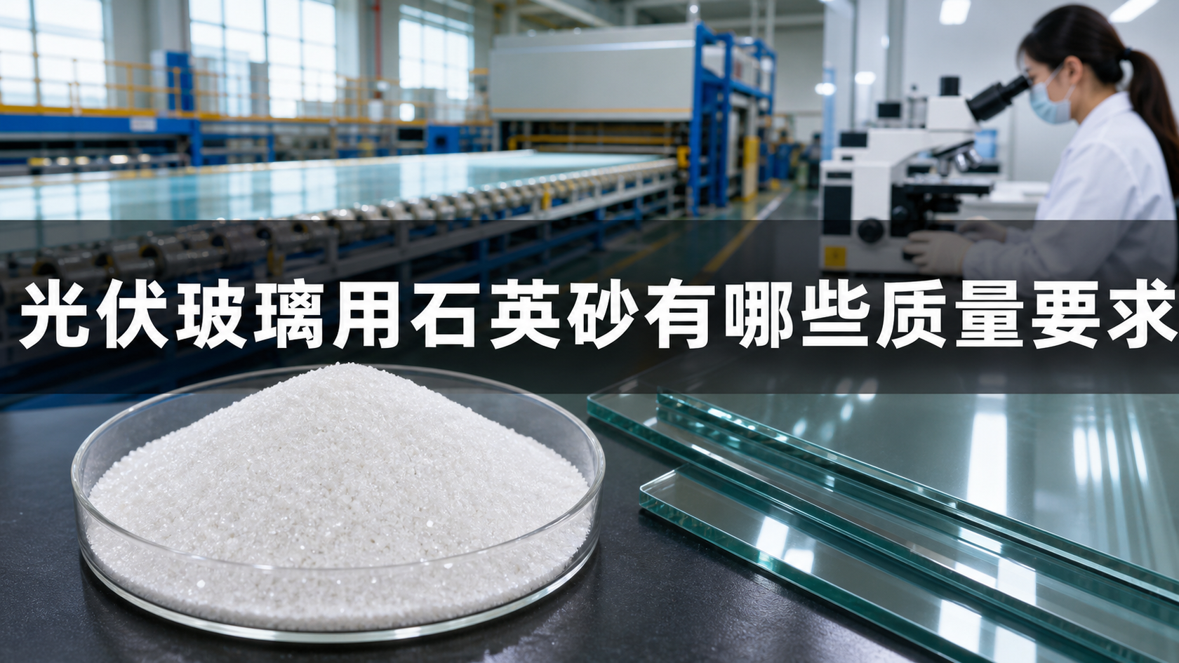 光伏玻璃用石英砂有哪些质量要求配图