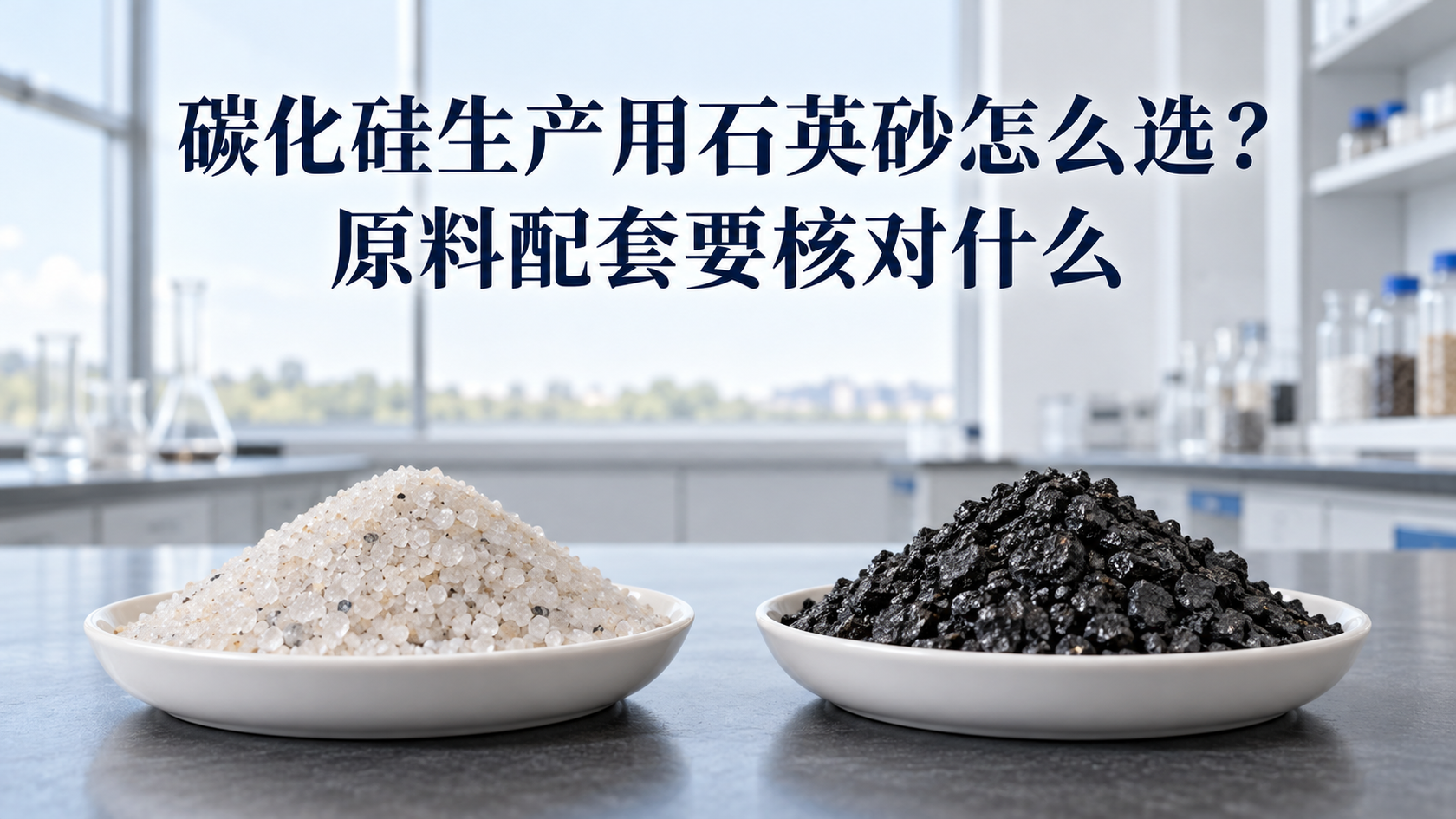 碳化硅生产用石英砂怎么选？ 原料配套要核对什么配图
