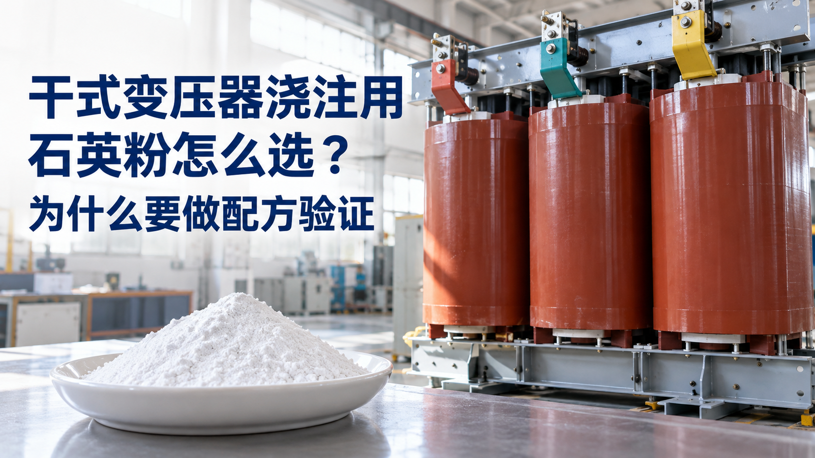 干式变压器浇注用石英粉怎么选？ 为什么要做配方验证配图