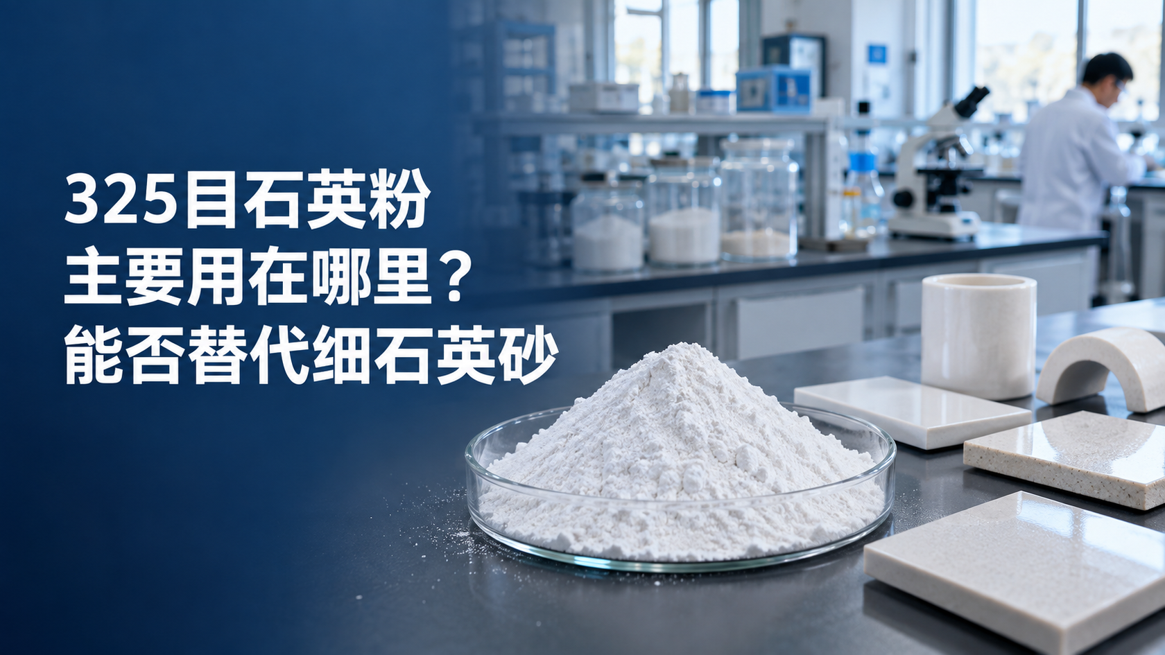 325目石英粉主要用在哪里？能否替代细石英砂配图